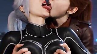 Videogame cuties making out mj and bc