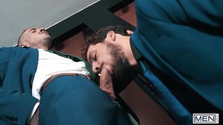 MALES - Samuel Hodecker Gets Screwed By Apolo Adrii In The Baths And Gets Overspread In Cum