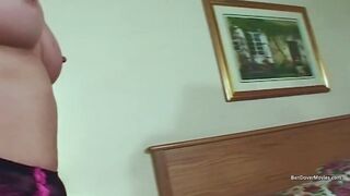 Mature housewife takes on 4 mad schlongs and gets cum overspread