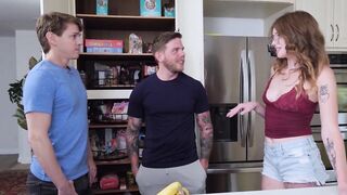 Excited Roommate Convinces Me to Bang My Most excellent Ally's Butt - Bi Male+Male+Female - Steve Rickz, Sage Roux, Lucy Foxx