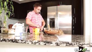 GILFAF - 72 Year old Grandma Screws Dude in Kitchen