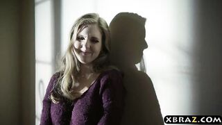 Large tited step mommy and her step son are having a worthy action, in the living room