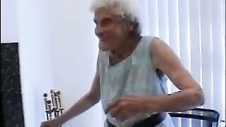 youthful stud pounding the oldest wench on the internet