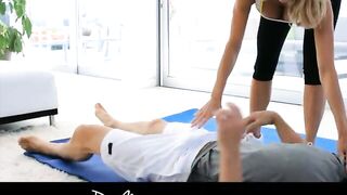 PureMature Large-titted mother I'd like to fuck seduces her yoga teacher