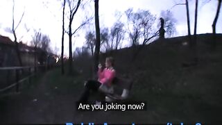 PublicAgent Meggie seetles for Sex for Money behind the church