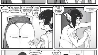 No Lunch Break - Clip 7 - Weight gain comic stomach inflation