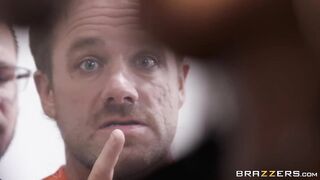 Black wife punishes her imprisoned spouse and turns him into a cuckold