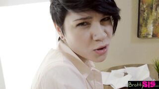 Concupiscent hunk helps her sister get off twice