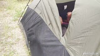 Caught Banging Hard in Allies Tent Camping