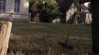 Outdoor interracial anal hardcore