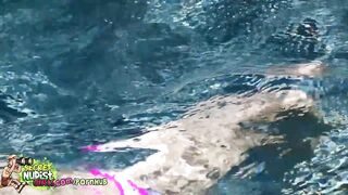 Spy on u neighbors In Nature's Garb Daughter swimming Stripped and Playing in the Pool