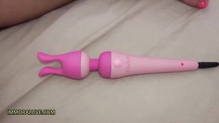 TAG TEAMED by SUPPLEMENTARY BIG BAZOOKAS, WIDE BUTT BLONDES! Raw Real Sex w/ Briana Banderas & Lara Onyx - Part two