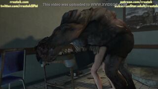 Asylum Animation - crude monsters screwing DOA5 females hardcore