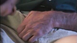 Stepdaughter caught masturbating. Then gets drilled