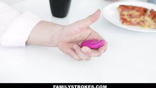 Family Strokes - Stepsis Gets April Fools Pranked with Sex-Toy