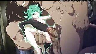 Negotiations with monsters (Tatsumaki´s group-sex)