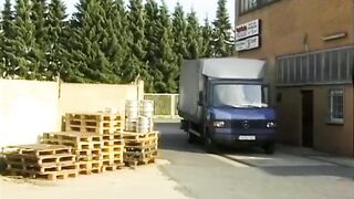 german teen picked up for douple penetration