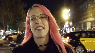 GERMAN SCOUT - MAD PINK HAIR LALIN GIRL HOTTY LILIAN I EYE ROLLING CLIMAX I PICKUP SEX