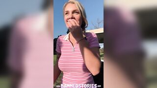 LARGE TITTIES Golden-Haired TEEN Gabbie Carter Hits A Gap-In-One