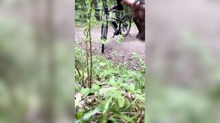 Running Mother I'd Like To Fuck screwed stranger Outdoor in the Wood