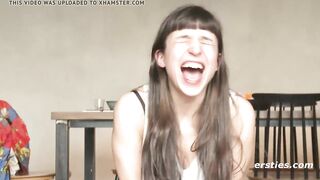 Five Awesome Amateur Lesbian Babes Take Turns Riding the Sybian