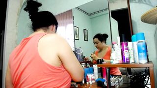 Curves mother i'd like to fuck befor mirror get willing to make porn movie scene!Make up fetish!