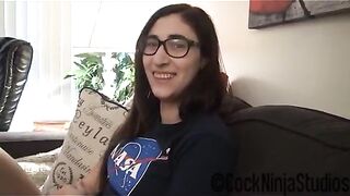 Nerdy Little Step Sister Blackmailed Into Sex For Travel To Spacecamp Preview - Addy Shepherd
