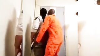 prison inmate smashing a correctional officer