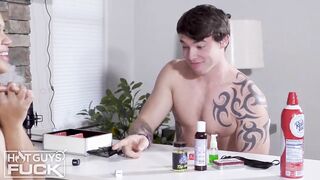 The HotGuysFUCK Experience With "The Cunt Pounder" - Mixed Redbone Teen With COOL Butt Orgasms Over And Over Making Her Legs Shake