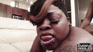 EVASIVE ANGLES This Babe likes taking jock from her lascivious allies when they invite her over, and that babe makes sure to costume charming in her ebony fishnets and sparkly necklace.