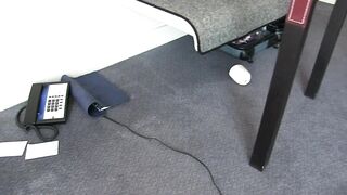 Hawt secretary gets slutty in the office