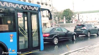 Hidden Web Camera Captures Jeny Getting Bare in Public