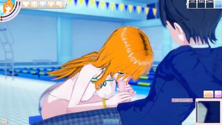 CG Hentaigame - Nami drilled hard and cums underwater