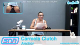 SNN Anchor Carmela Grasp Masturbates during the time that giving the news