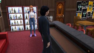 DDSims group-fucked in bar by husband's allies - Sims 4