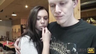 HUNT4K. Boyfriend is willing to see how somebody bangs