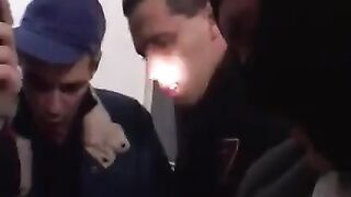 Spouse watching Wife team-fucked by group of dudes