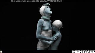 Real Life Comics - Alien Lesbo Breastfeeding and self Anal Screw