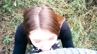 Horny tourist just invited to screw her 1st dude this babe met outdoor! PUBLIC AGENT POV • WaldemaRia