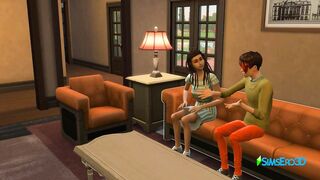 Sims 4 - A stepfather helped his stepson corrupt his stepsister
