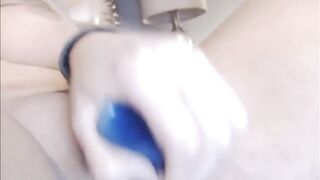 Beautiful golden-haired with massive boobs