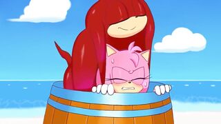 Knuckles bangs Amy and cucks Sonic!