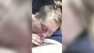 streetwalker with large breasts sucks my wang & lets me cum in her throat - add me on snap chat - hookervids3