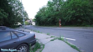 Public Agent Hawt Student Banged Underneath a Freeway