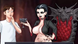 0.twenty.6 Summertime Saga - Halloween teen vampire large breasts #10