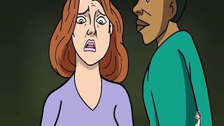 Large Ass step mama banged in an alley by a group of street boys