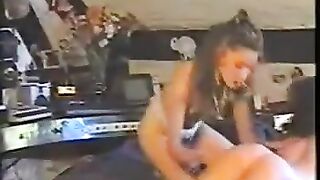 Vintage french porn butt-licking lesbo