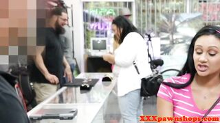 Pawnshop teen screwed in store for additional cash