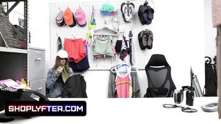 Small Teen With Large Natural Breasts Penelope Kay Gets Caught Stealing