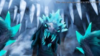 dragon feral woman ice cave human sex